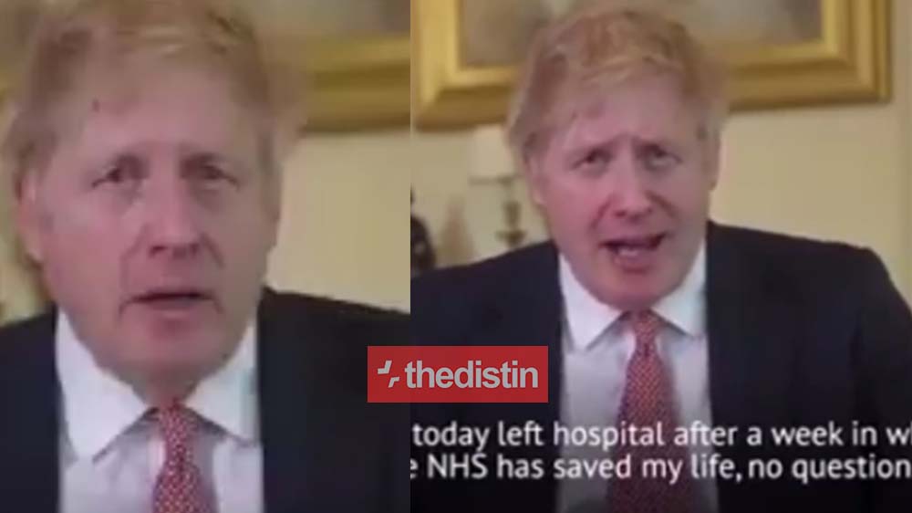 Thank God: Boris Johnson Finally Speaks For The First Time After Being Discharged From The Hospital | Video