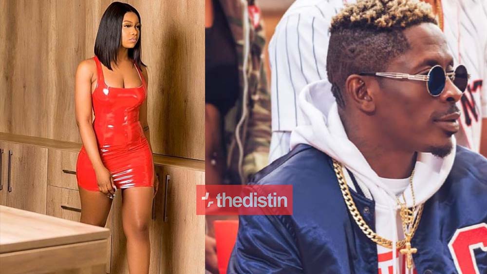 "I Wish This Pretty Queen Was My Bestie" - Shatta Wale Falls In Love With Symply Tacha | Screenshot