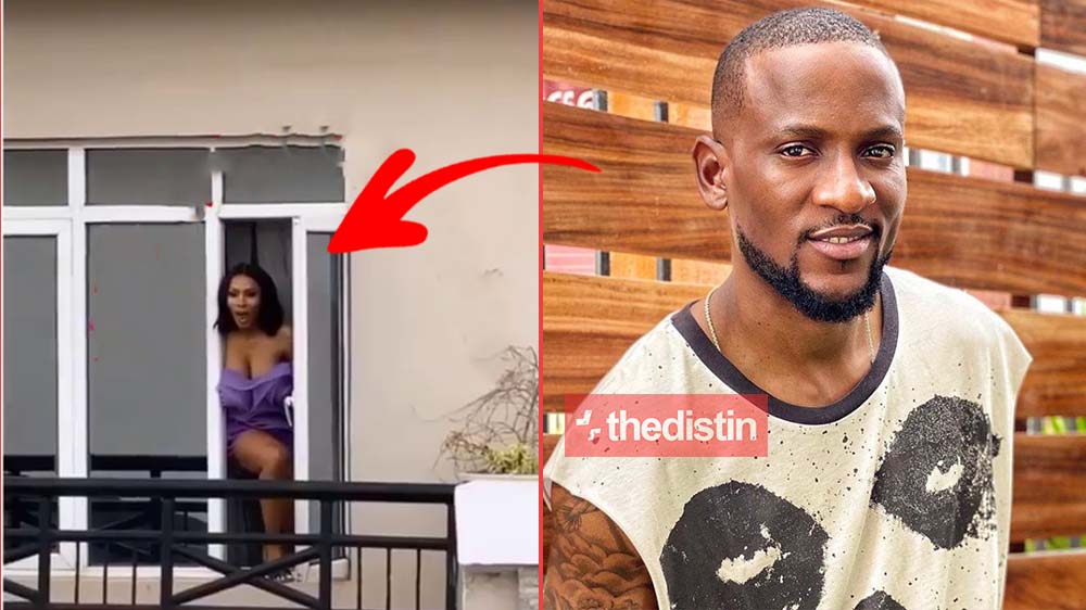 Mercy Eke Whines For Omashola Through Her Window As They Call Each Other "Neighbor" In Funny Video | Watch