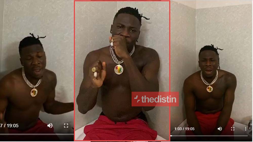 Stonebwoy Performs In A Bathtub For Water Aid and Clash Magazine Campaign | Instagram Video