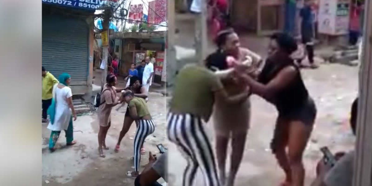 Group Of Girls Stormed Lagos Street To Fight Over A Man |Video|