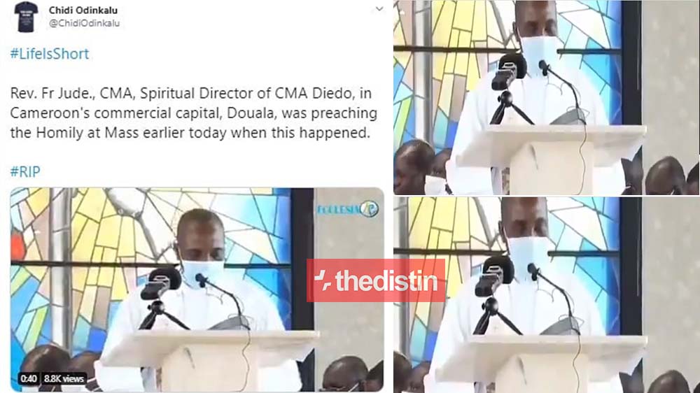 Pastor Collapses And Dies On The Spot During His Sunday Sermon Delivery | Video