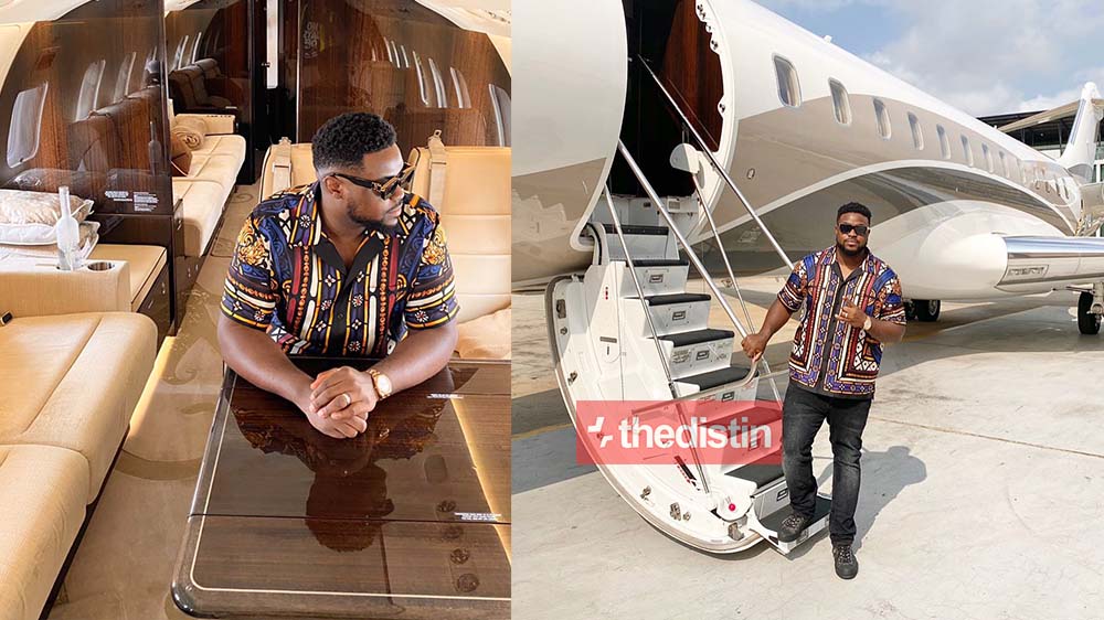 Davido's Brother Adewale Adeleke Flaunts His Newly Acquired Luxurious Private Jet On Social Media