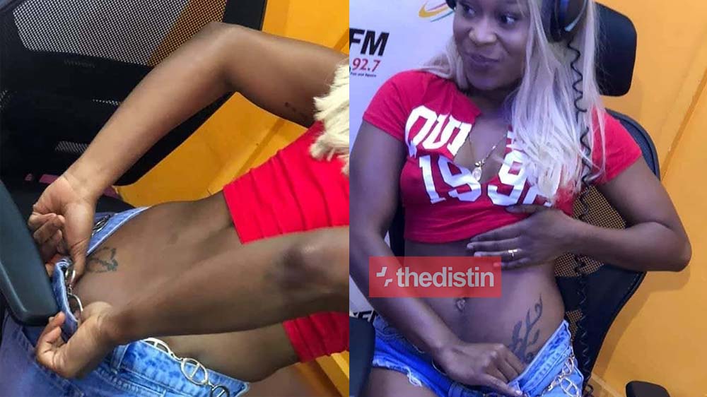 Is Efia Odo Going Crazy, See Photos Of Her Showing Off Tattoos On Her Nyash And P***y
