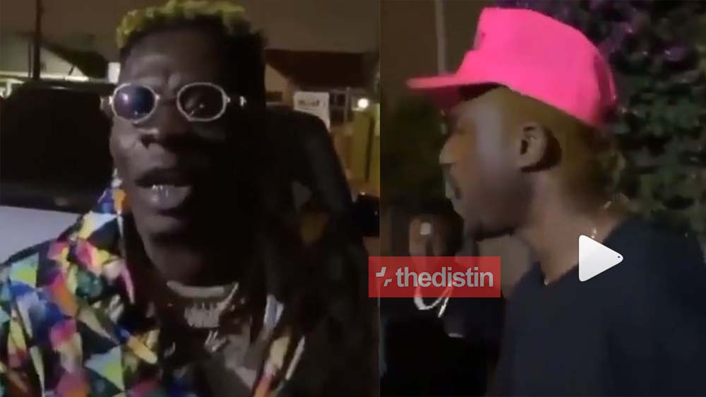 Watch The Hilarious Moment Shatta Wale And Joey B Act & Speak As Black Americans | Video