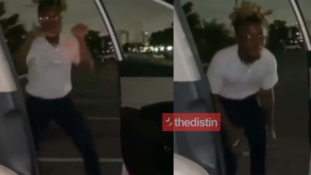 Watch The Crazy Moment Quamina Mp Dances To "Change Your Style" As His Car Keeps Moving Without Anybody Driving It | Video