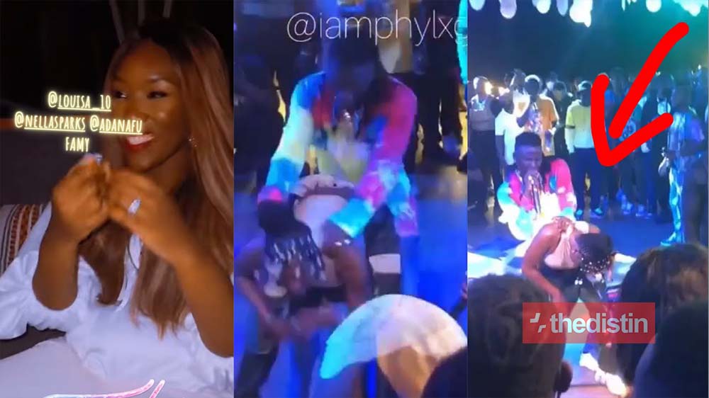 Stonebwoy Grinds Efya Like A Stripper In Front Of His Wife At The Activate Party, Dr. Louisa React (Video)