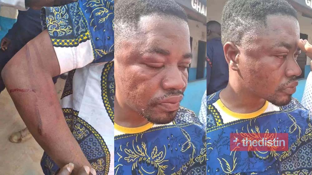 NPP’s Asare Kofi Israel Given 40 Lashes At Drobo Palace For Insulting The Queen Mother Of Drobo (Photos)