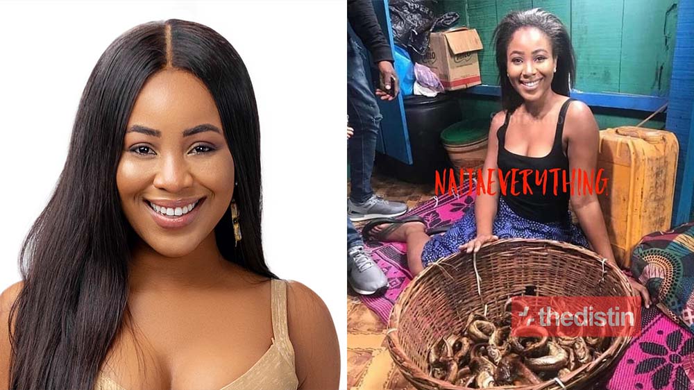 Adorable Old Photo Of BBNaija Erica Selling Fish Surfaces Online