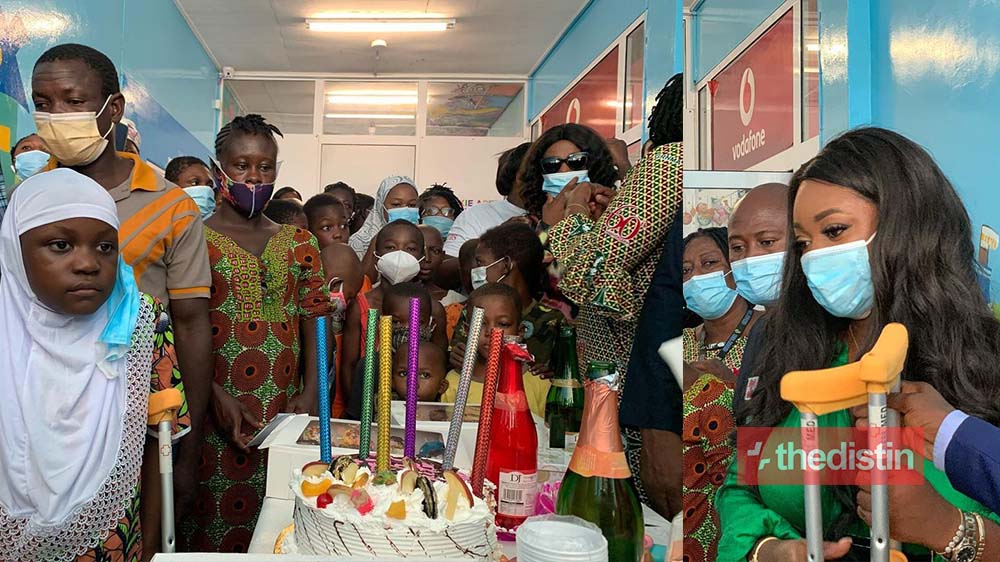 Actress Jackie Appiah Celebrates Her Birthday With Children With Sickle Cell Disease, See Photos