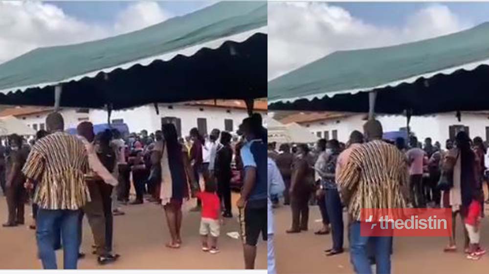 Video Of John Dumelo Helping With The Fixing Of Canopy For The Voter During The Special Voting Goes Viral (Watch)