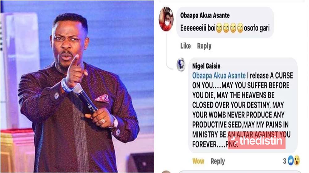 Nigel Gaisie Rains Curses On Ghanaians Trolling Him For His Fake Election Prophecy About Mahama And Dumelo (Screenshot)