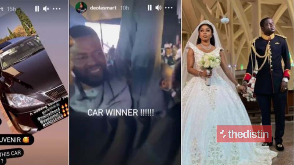 Poor Uber Driver Wins N3.5million & A Lexus Car At Deola And Malivelihood's Luxurious Wedding (Photos + Videos)