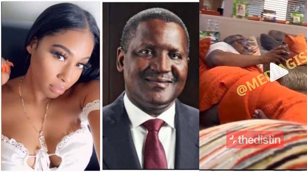 Another Side-chick Of Dangote Pops Up And Shares A Video Of Him With His Nyansh Showing | Watch