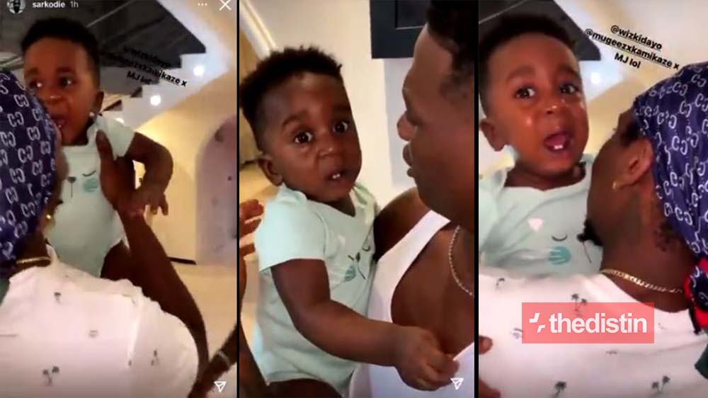 Video Of Mugeez And Wizkid Playing With Sarkodie's Son MJ In His Mansion Pops Up