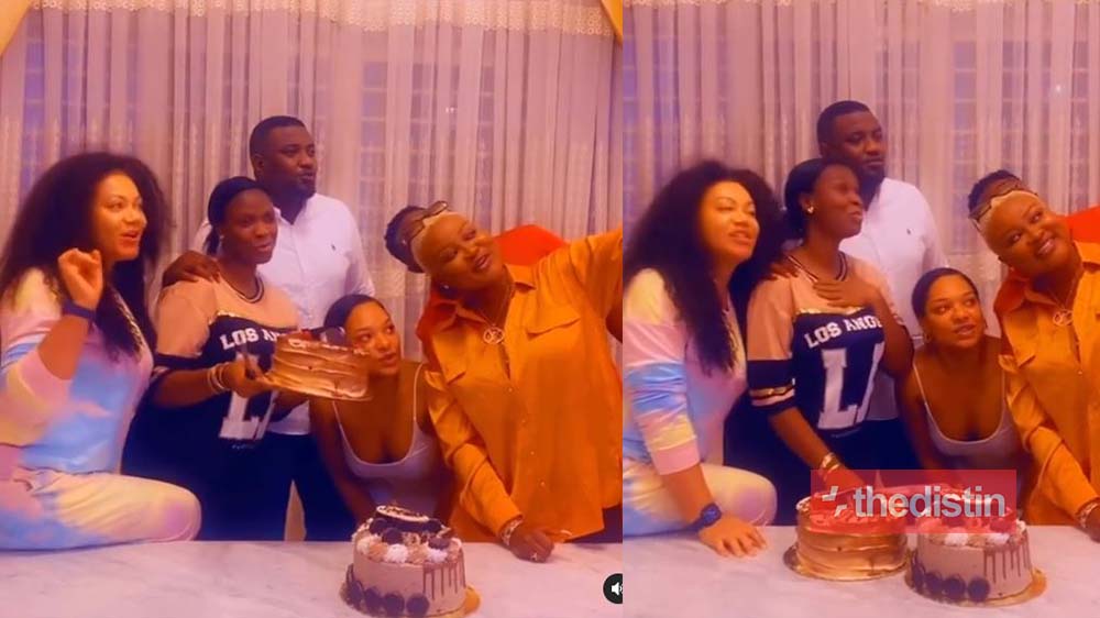 John Dumelo Celebrates His Wife Gifty On Her Birthday With Nadia Buari & Others (video)