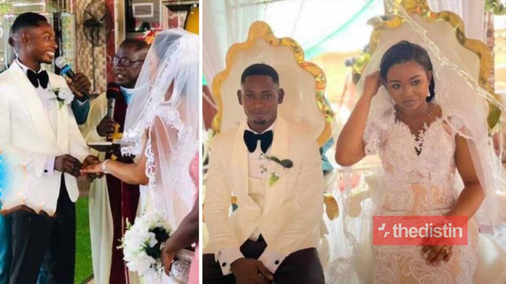 Richard Agu Finally Marries His Fiancee, Scared Ex-Girlfriend Comfort Bliss Could Not Go For Her GHc 30,000 At The Wedding (Photos + Video)