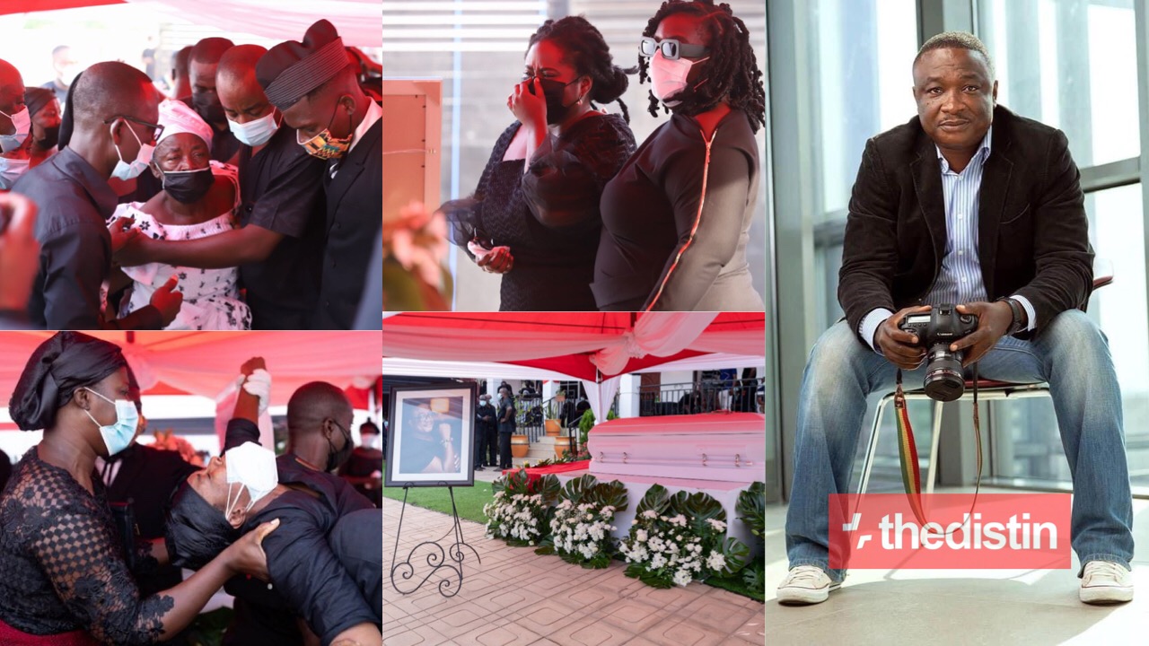 Heartbreaking Photos From Bob Pixel's Funeral - His Wife, Mother, Family Members, Lydia Forson Cry Bitterly