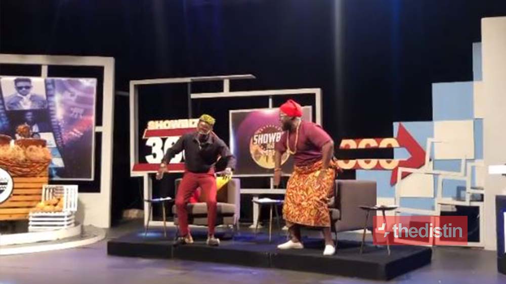 Video Of Shatta Wale Dancing Agbadza With Giovani On Live TV Goes Viral | Watch