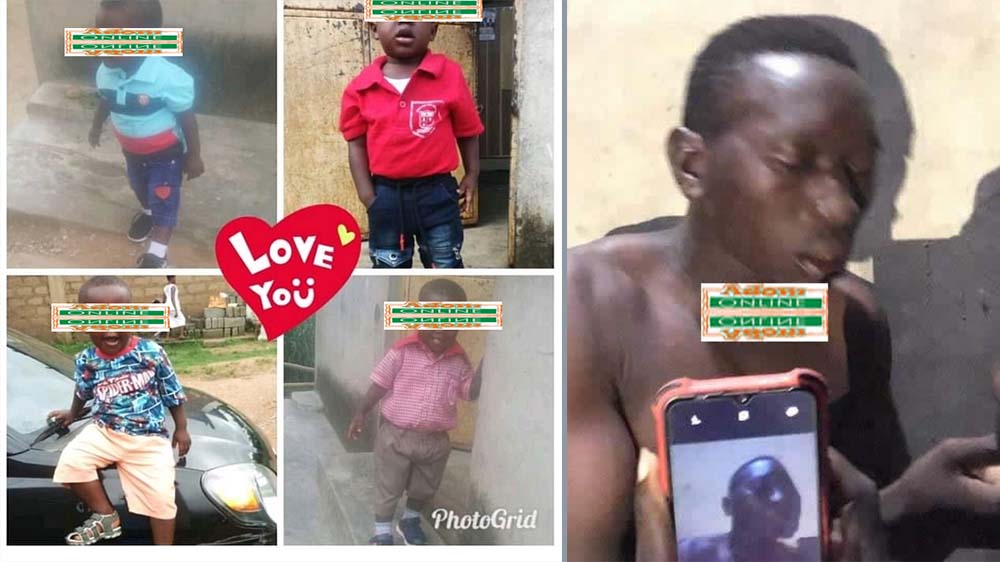 Breaking: Angry Pokuase Area Boys Chase Out Benin Nationals After They Allegedly Killed 4-year-old Boy (Photos + Video)