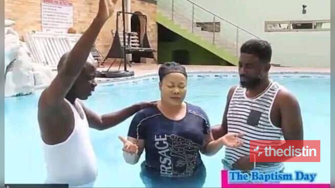 Nana Agradaa Gets Baptised