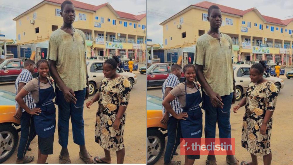 Meet The Tallest Guy In Ghana And His Shoe Size (Photos)